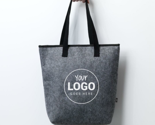 Retulp bags - felt cooler bag with logo printing