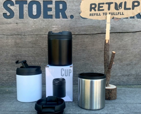 Small coffee machine cup