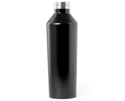 XL design thermos bottle black
