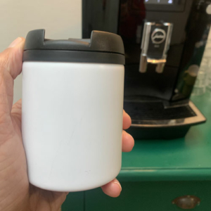 Small coffee machine cup