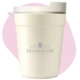 office cups circulware beige with cap