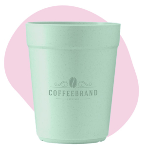 office cups circulware green with cap