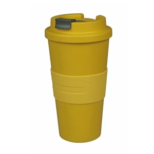 Biobased travel mug yellow-L