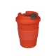Biobased travel mug red