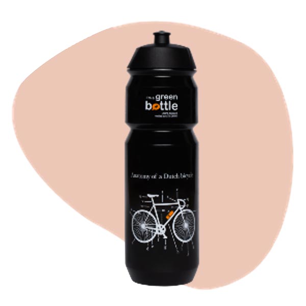 Retulp bio water bottle bicycle black