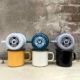 Retulp enamel coffee mugs retro colors